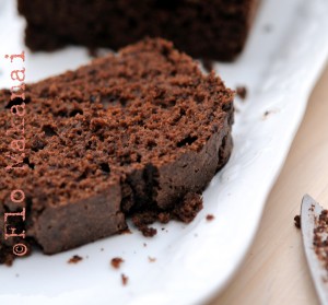 Un cake au chocolat et okara
