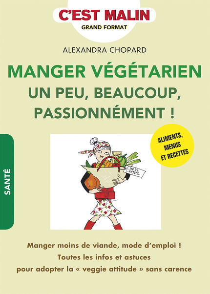 Couv du livre d'A Chopard Manger végétarien